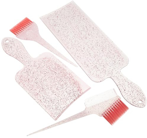 INOOMP Set per Mèches Chioma Pennello Colorante, Pettine per Mèches e Tavolozza Colori per Tinture Fai da Te, Strumento Professionale per Evidenziare e Colorare Chioma in Salone o Casa