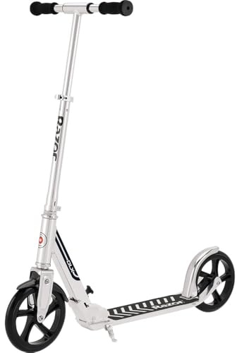 Razor A5 DLX Kick Scooter for Kids Ages 8+ - 8 Urethane Wheels, Foldable, Aluminum Frame, Anti-Rattle Handlebars, For Riders up to 220 lbs