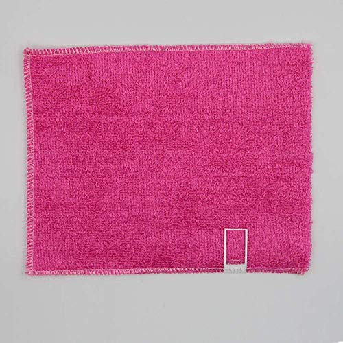 WaiMin 10 PC Fibre De Bambou Microfibre Inaltérable Résistant À l'huile Essuyage Chiffon Blanc Serviette De Cuisine Magique Nettoyage Chiffons Plat Chiffon (Color : Rose Red27x30cm)