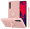Cadorabo Funda Compatible con Huawei P20 Pro en Liquid Rosa - Funda para Teléfono Móvil Hecha de Silicona TPU Flexible con Anillo - Funda Trasera Ultradelgada Parachoques