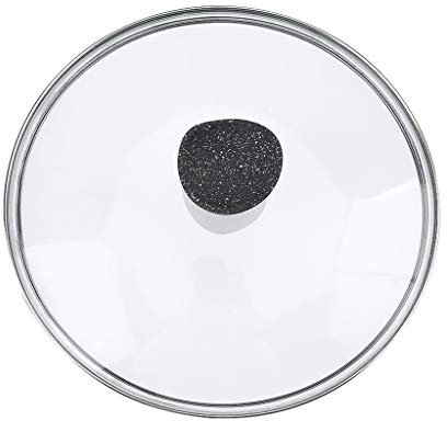 Pannlock Byte av pannlock Transparent glaskastrulllock för att passa alla sås- och stekersättningslock (22 cm)