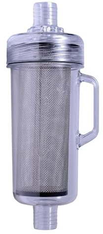 AC10CLEAR Transparent Truckmount Hose Mount Carpet Cleaning Lint Filter Hydro Filter Clear