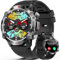 GedFong Smartwatch Herren mit Telefonfunktion, 1.39 Touchscreen Fitness Tracker, 450mAh Fitnessuhr Herren mit 100+ Sportmodi, Schrittzähler, Schlafmonitor, Uhr für Android iOS