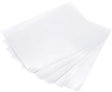 QUARKZMAN 8pz A3 Fogli Autoadesivi per Laminazione Trasparente 30x42,3cm Foglio Autoadesivo per Laminatore per Foto Documenti, Nessuna Macchina Necessaria