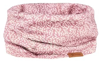 Sterntaler tubhalsduk för flickor blad vinterhalsduk (1-pack), Sammetsrosa, 2