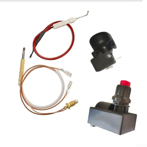 Cable de encendido para interruptor de pulso para termopar, interruptor de inclinación, dispositivo de protección de seguridad, apagado de llama de metal compatible con sistemas de calefacción de