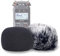 DR05X Windscreen Muff and Foam for DR-05X DR-05 Mic Recorders, DR05X Indoor Outdoor Microphone Wind Screen by YOUSHARES (2 PACK)