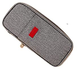 Coque crayon Coque de crayon de poche de poche classique, pli de toile de rangement de papeterie Organisateur pour étudiant de voyage cosmétique Nouveau (Color : Light Gray)