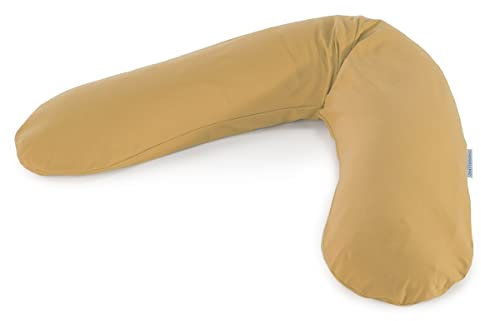 Das Original Theraline Stillkissen + Bezug Dinkelfüllung Bernstein Bamboo