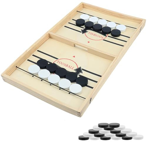 Aolieh Hockey Brettspiel, Schnelles Sling Puck Spiel, Super Winner Brettspiel, Eltern-Kind Interaktion Fast Atapult Schach, Schachbrett-Set für Zwei Spieler, Tisch-Desktop-Partyspiele