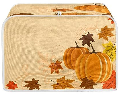 Dajingkj Bianco Tostapane Copertura per 4 Fette Ampio Slot per Decorazione Unico Lavabile Tostapane Pane Maker Macchina Organizzatore Sacchetto Impermeabile Cucina Protector Accessori Decorativi