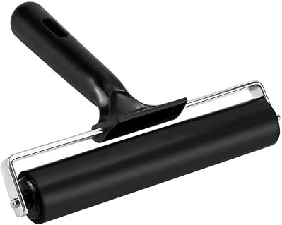 Rouleau en caoutchouc de 15 cm pour impression, ruban, papier peint, scrapbooking, rouleau de couture en silicone pour ruban de toiture PVC/TPO/EPDM, papier peint, etc.