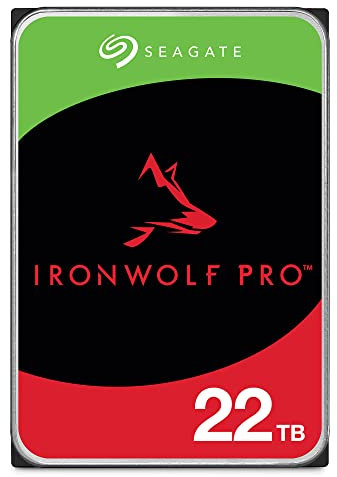 Seagate IronWolf PRO 22TB Interne Festplatte CMR 3.5 Zoll SATA III 256 MB, ST22000NT001 (Reacondicionado)