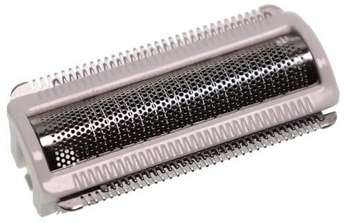 VIOKS Scherfolie mit Klinge Ersatz für Braun Scherkopf 81719636 - Epiliererkopf Scherblatt Schneidaufsatz mit weißem Kunststoffrahmen für Silk-épil 9 Flex Epilierer & Silk epil 9 Aufsatz