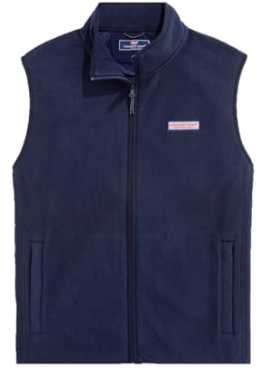 vineyard vines Harbor Fleece Vest, Nautical Navy, L