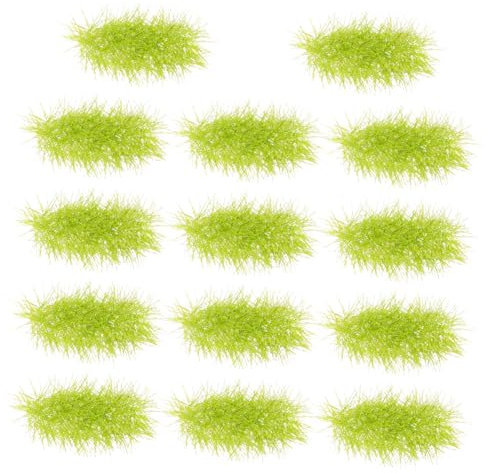 BATHVEVE Touffes Herbe Statiques pour Maquettes Gazon Artificiel pour Décor De Chemin De Miniature Et Jeu De Guerre