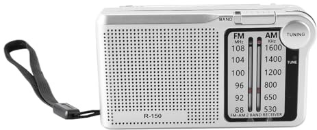 Namvo RFP-150D Batteridriven AM/FM Vintage Bärbar Radio
