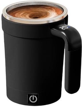 Generico Con Agitazione Automatica - Da Caffè Con Agitazione Automatica, Bicchiere Per Frullare Ricaricabile | Tazze Da Caffè Con Agtazione Magnetica Automatiica Per Bevande Al Latte E Cacao Comple