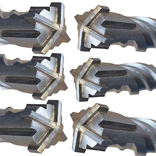 Broca SDS PLUS Ø18 mm x 800 mm, taladro de percusión para hormigón y mampostería Quadro-X de 4 hojas Bohrfux.