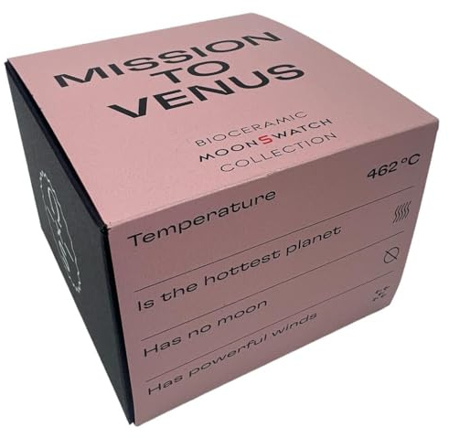 Omega x Swatch SO33P100 Mond Swatch Mission to Venus Speedmaster Bracelet rose, blanc/rose
