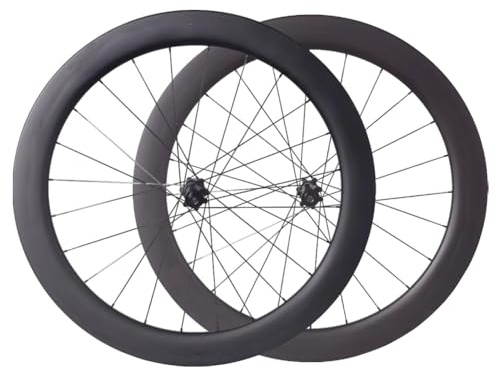 LSRRYD Scheibenbrems Laufräder 50mm Carbon-Rennrad-Radsatz 700C Center Lock Steckachse 21mm Innenbreite Drahtreifen & Tubeless-kompatibel, 36T-Ratschensystem(Gray hub)