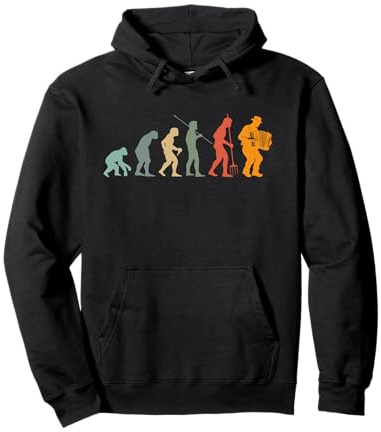 Accordéoniste Accordéon-Musicien Vintage Evolution Accordéon Sweat à Capuche