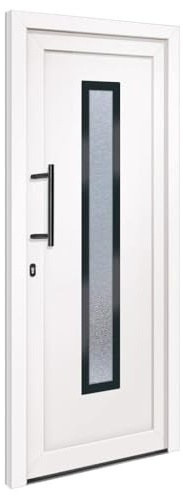 vidaXL Porta Ingresso Bianca 108x200 cm in PVC