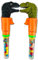 T-Rex World Lot de 2 distributeurs de bonbons dinosaures avec effet sonore - Jouet interactif pour anniversaires d'enfants, fêtes ou petits cadeaux - 20 g par dinosaure