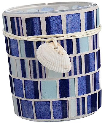 Cabilock 1pezzi Portacandele in Vetro Vuoto Portacandele in Vetro in Decorazione Forma Candela Resistente e Per Uso e Feste