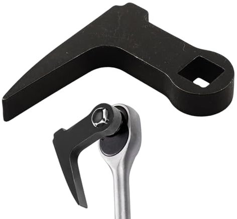 Crowbar Adapter Head - Pry Bar Wrench Head | L-Shape Half Shaft Removal for Construction Site Home Workshop Maintenance Automotive Garage