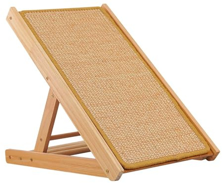 Cat Scratch Pad - Rampe de grattage multi-angle et planche de sisal, tapis à gratter de chat plat | de soins aux griffes écologiques avec base antidérapante pour chatons, protection des meuble