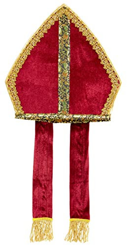 W WIDMANN MILANO Party Fashion 00078 – tomtemössa, mitra, biskop, kyrka, hatt, huvudbonad, tillbehör, karneval, temafest