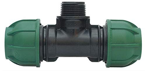 LEM Select Raccord à T pour PE 25 mm fileté 3/4 M