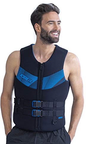 Jobe Combinaison néoprène 50N néoprène Homme Sports Nautiques Jetski Wakeboarding Safety Impact Vest - Top 244920004 - Noir Bleu