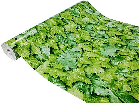 DecoMeister Papel Adhesivo Para Muebles Pared Vinilo Autoadhesivo Para Cocina Encimera Mesa Lámina Decoración Para Hogar Película Para Forrar En Rollo 45 x 100 cm Por Metros Patrón Viña Virgen
