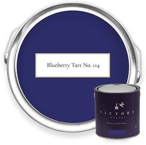 Victory Colours Blueberry Tart | Purple Paint | Olenka Design- 2.5 Litres - Matt Emulsion