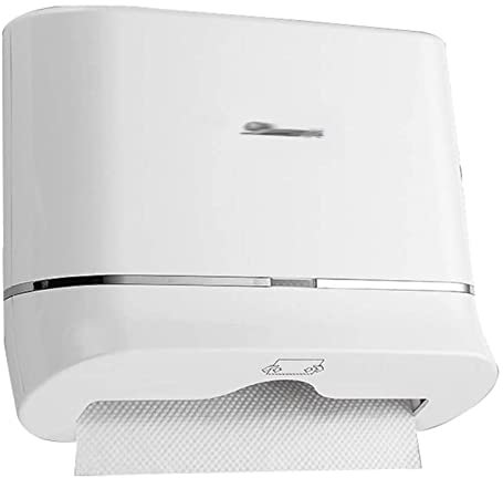 Toilettenpapierhalter Wandmontierter Papierhandtuchspender, kontaktloser Handtuchspender, große Kapazität, Papierhandtuchhalter, Badezimmer-Handtuchspender Mode