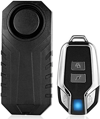 Esenlong Drahtloser Fahrradalarm, wasserdichter Anti-Diebstahl Fahrradalarm mit Fernbedienung & 113dB Super lauter Ton für Fahrrad Motorrad Auto Fahrzeuge Tür Fenster