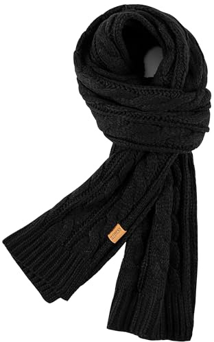 REDESS Women's Big Knit Scarf Winter Warm Long Wrap Cashmere Wool Thick Winter Large Chunky Scarf for Women