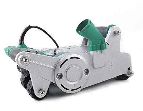 Mauernutfräse Schlitzfräse 1100W, Mauerfräse 2000 U/min Zerspanungstiefe,Für eine kurze Pause schalten Sie das Wandlauflicht einfach aus und befestigen es an der Wand