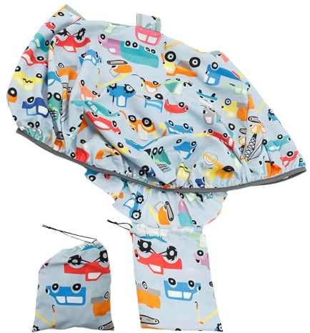 Moxeupon Protection de chariot de courses pour bébé | Coussin de siège pour bébé – Housse de protection pliable et portable pour poussette