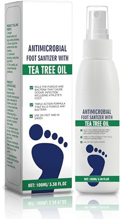 Spray antifungino del piede 100ml, trattamento del piede dell'atleta ad azione rapida, crema antimicotica, formula per uomini e donne
