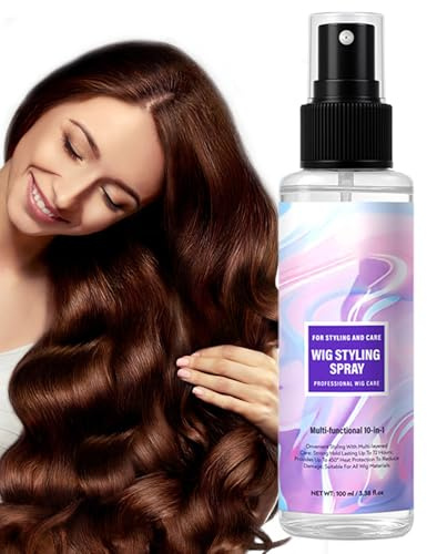 Spray pour perruques 100 ml, spray de contrôle pour perruques brume capillairesoin pour extensions capillaires produits de soins personnels anti-frisottis, accessoires pour extensions capillaires
