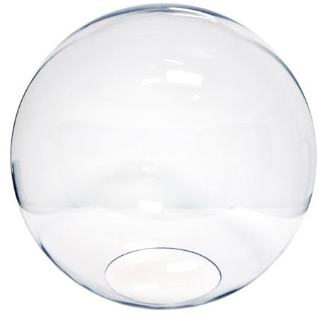 EXTRUMOL - Bola Farola Exterior - Recambio tipo Globo - Alumbrado Público - Exterior - Policarbonato Incoloro - Medidas: Ø 40 cm - Boca: 17 cm