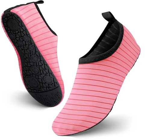 JOTO Scarpe da Scoglio Uomo Donna, Antiscivolo Scarpe Acqua Scarpette Mare da Sport Asciugatura Rapida, Immersione Scarpette da Surf Barefoot per Spiaggia Snorkeling Bagno,Gr.36/37 EU