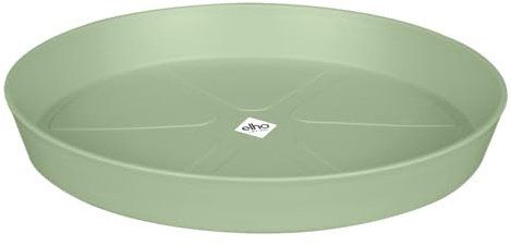 elho Loft Urban Saucer Round 17 - Saucer for Outdoor & Accessories - Ø 17.3 x H 2.4 cm - Green/Pistachio Green