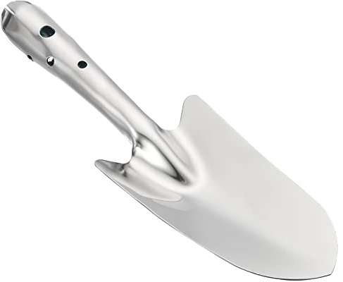 PATIKIL Jardín Pala, Jardinería Mano Pala Inoxidable Acero Paleta Pala Jardín Herramientas para Trasplante Excavar