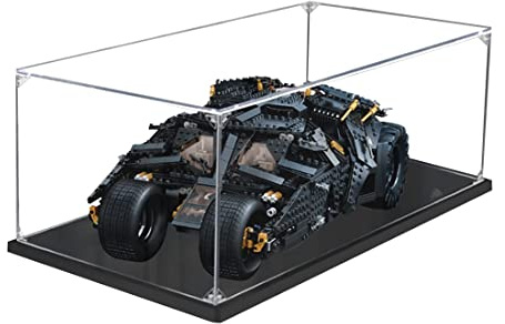 JOMIOD Acrylic Display Case Compatibile con Lego 76240 DC Batman Batmobile Tumbler, A Prova di Polvere Vetrina in Acrilico, Acrilico Vetrina Scatola di Acrilico (Non Incluso Modello)