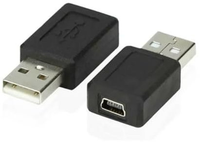 Harrista Mini USB b 5 Pins Female Jack To USB a 2.0 Male Connector Adapter M/F New 1pc