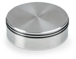 Pro-Ject Record Puck DS, tung stålvikt för att minska oönskade resonanser, 915 g (stålpolerat)
